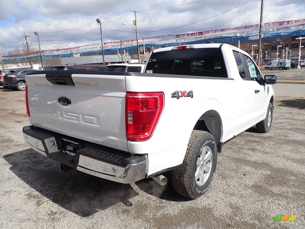 2021 F150 XLT SuperCab 4x4 - Oxford White / Medium Dark Slate photo #2