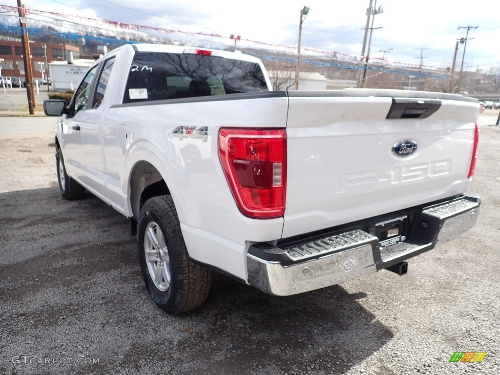 2021 F150 XLT SuperCab 4x4 - Oxford White / Medium Dark Slate photo #7