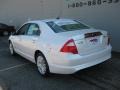 2010 White Platinum Tri-coat Metallic Ford Fusion Hybrid  photo #5