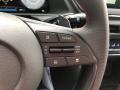 Black 2021 Hyundai Sonata N Line Steering Wheel