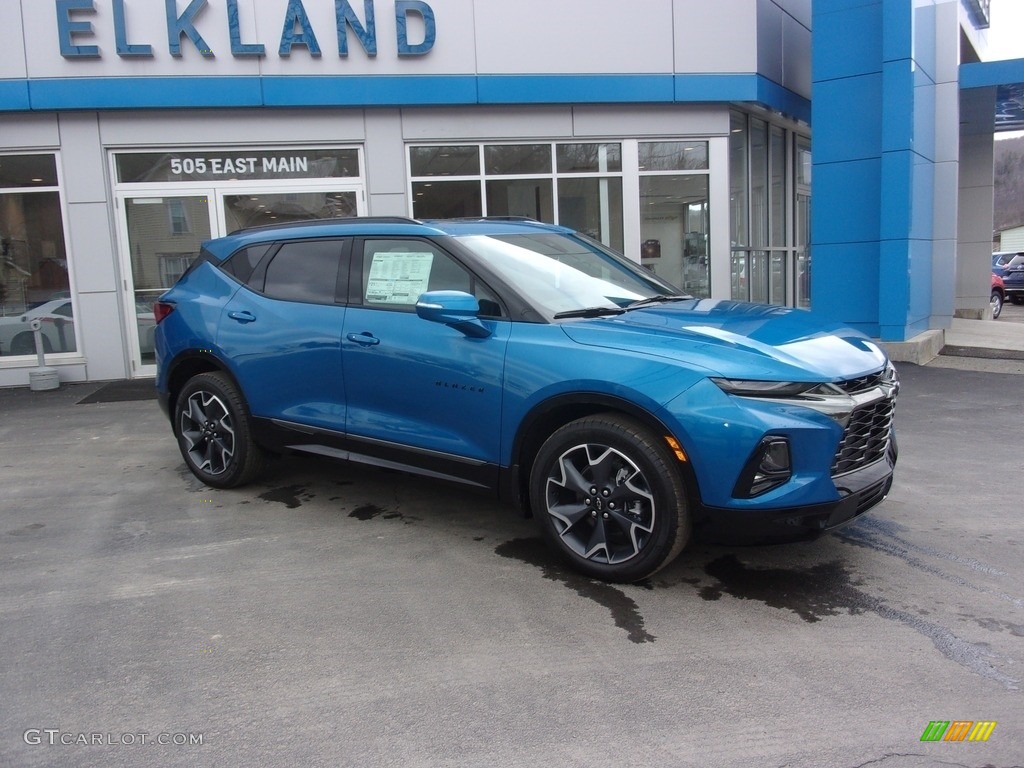 2021 Blazer RS AWD - Bright Blue Metallic / Jet Black photo #1