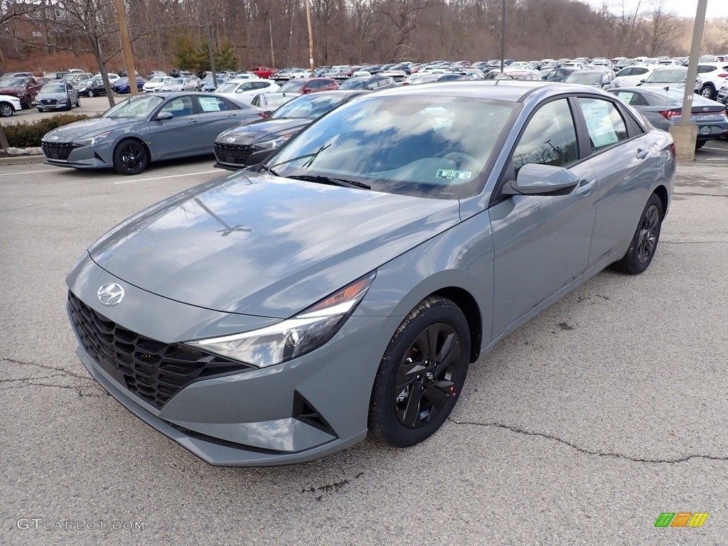 2021 Elantra SEL - Electric Shadow / Medium Gray photo #5