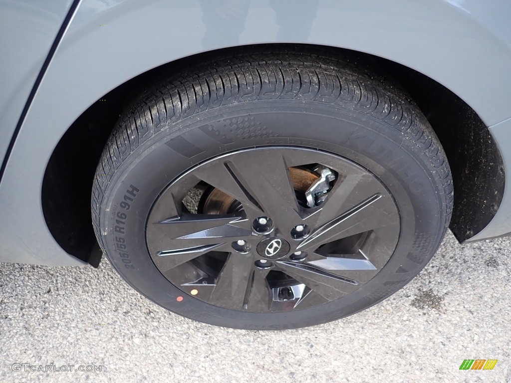 2021 Elantra SEL - Electric Shadow / Medium Gray photo #7