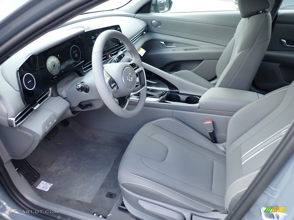 2021 Elantra SEL - Electric Shadow / Medium Gray photo #10