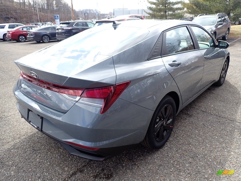 2021 Elantra SEL - Electric Shadow / Black photo #2