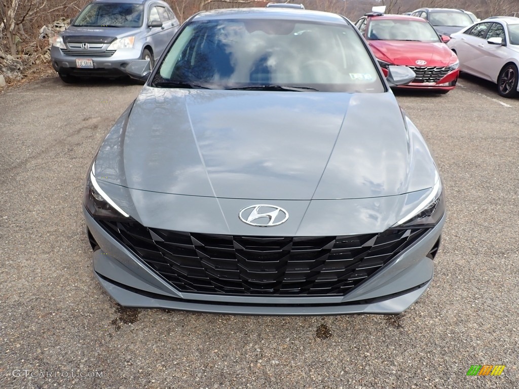 2021 Elantra SEL - Electric Shadow / Black photo #4