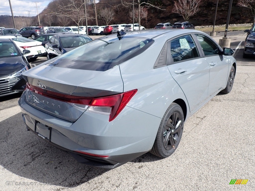 2021 Elantra SEL - Electric Shadow / Black photo #2