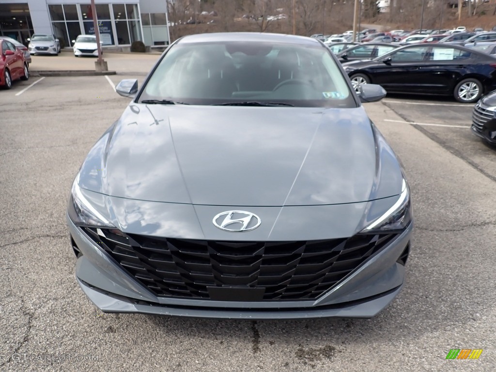2021 Elantra SEL - Electric Shadow / Black photo #4