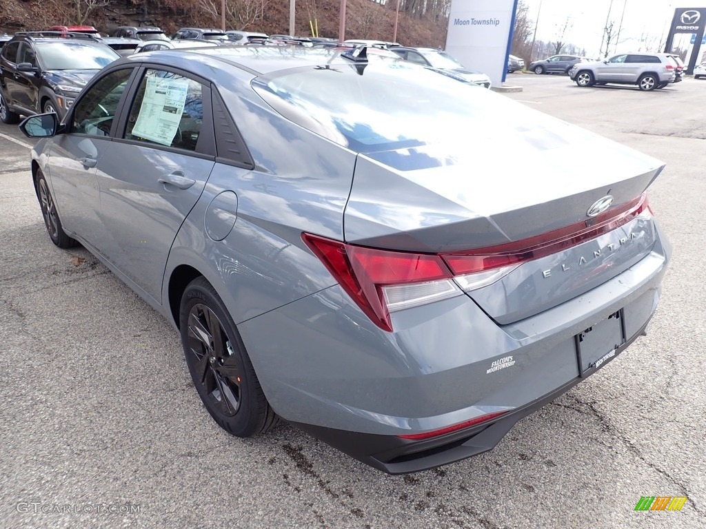 2021 Elantra SEL - Electric Shadow / Black photo #6