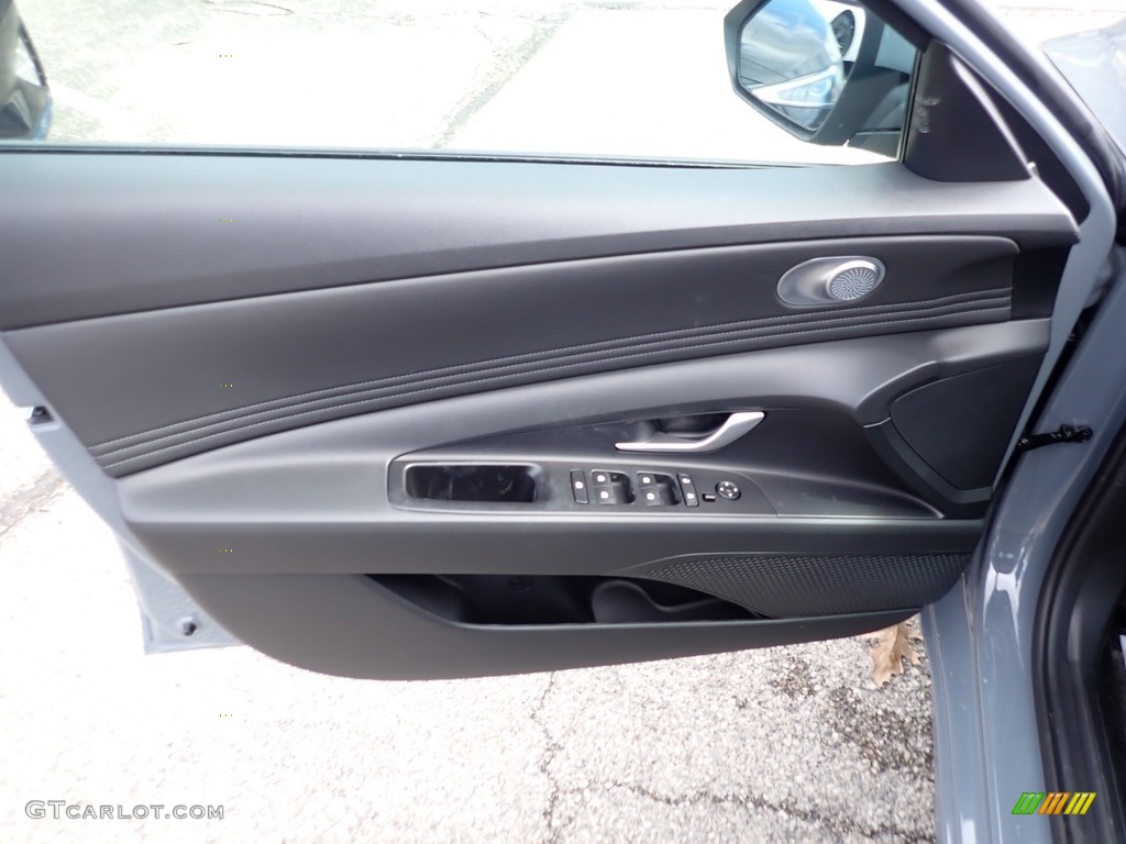 2021 Elantra SEL - Electric Shadow / Black photo #11
