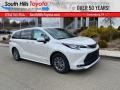 2021 Super White Toyota Sienna XLE Hybrid  photo #1