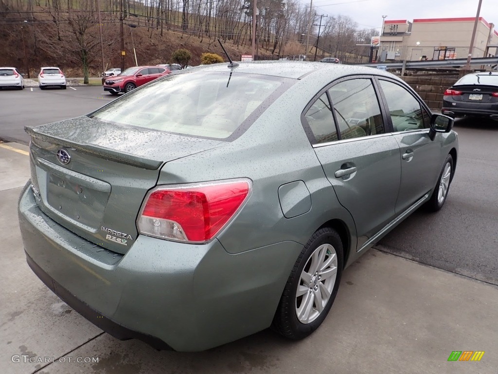 2016 Impreza 2.0i Premium 4-door - Jasmine Green Metallic / Ivory photo #5