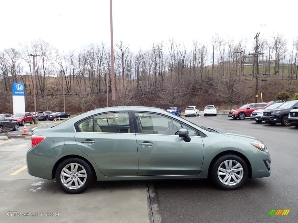 2016 Impreza 2.0i Premium 4-door - Jasmine Green Metallic / Ivory photo #6