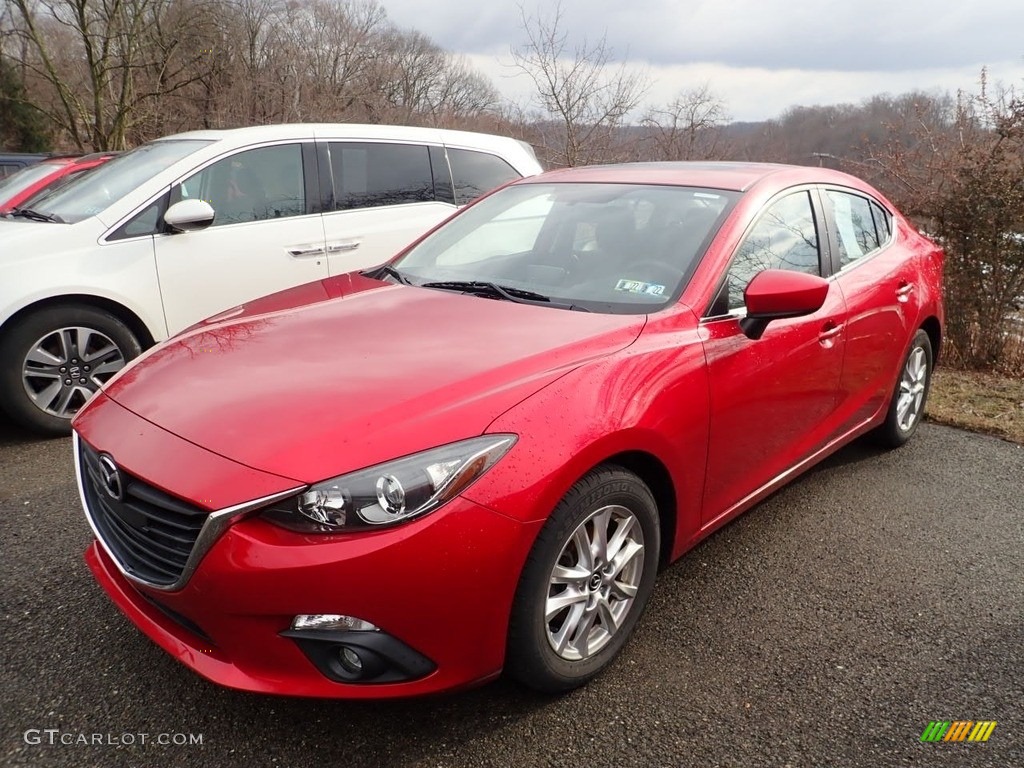 Soul Red Metallic 2015 Mazda MAZDA3 i Grand Touring 4 Door Exterior Photo #141245195