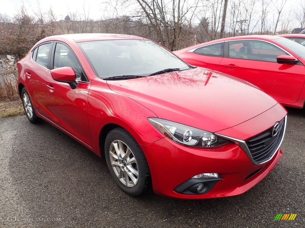 Soul Red Metallic 2015 Mazda MAZDA3 i Grand Touring 4 Door Exterior Photo #141245240