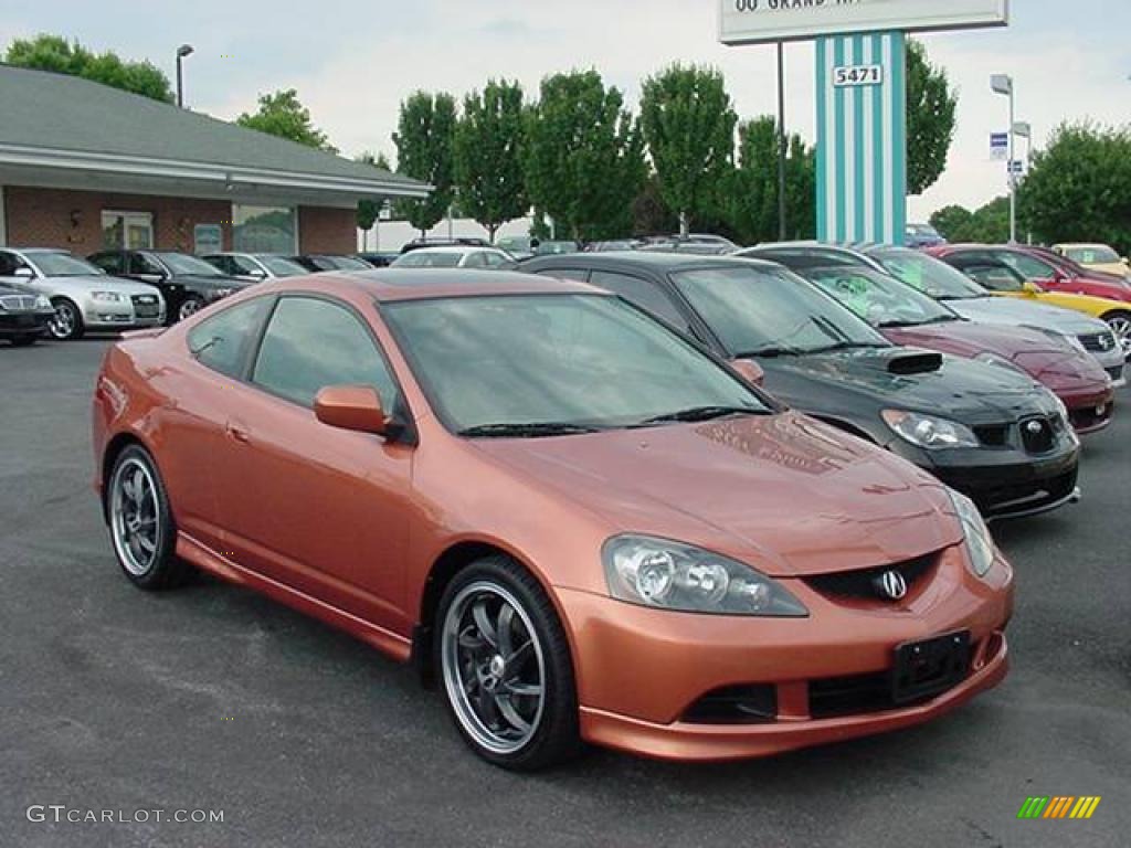 2005 Blaze Orange Metallic Acura Rsx Type S Sports Coupe