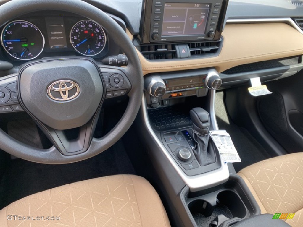 2021 RAV4 XLE AWD Hybrid - Midnight Black Metallic / Nutmeg photo #3