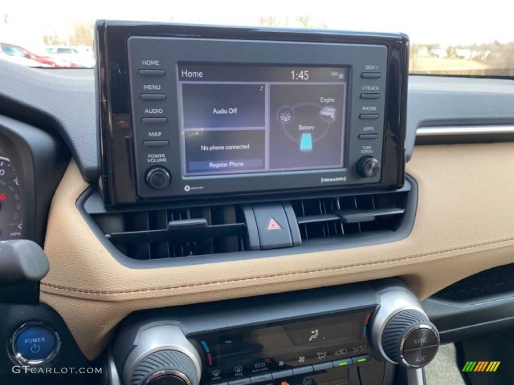 2021 RAV4 XLE AWD Hybrid - Midnight Black Metallic / Nutmeg photo #8