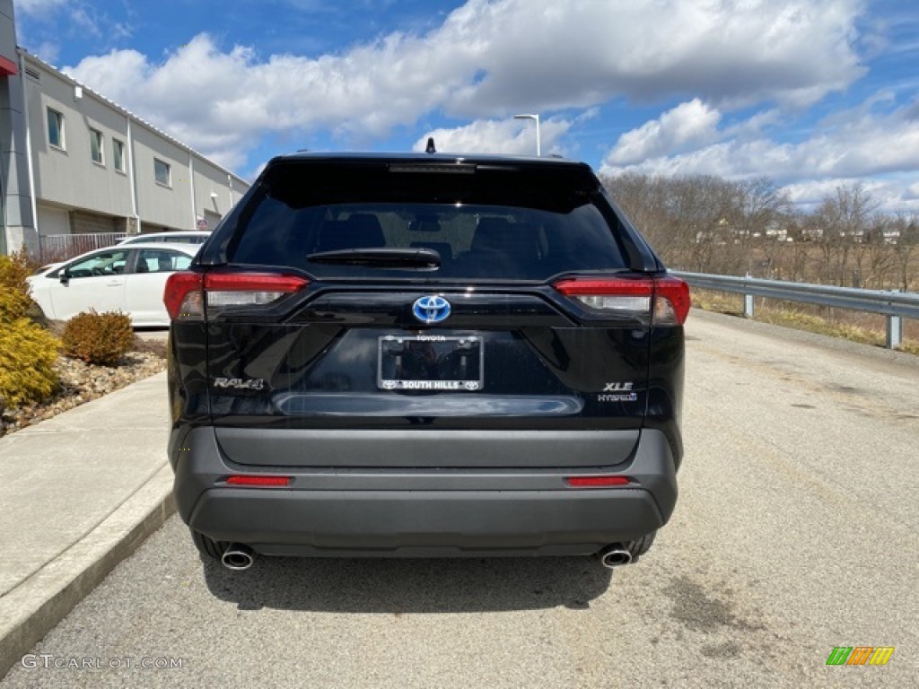 2021 RAV4 XLE AWD Hybrid - Midnight Black Metallic / Nutmeg photo #15