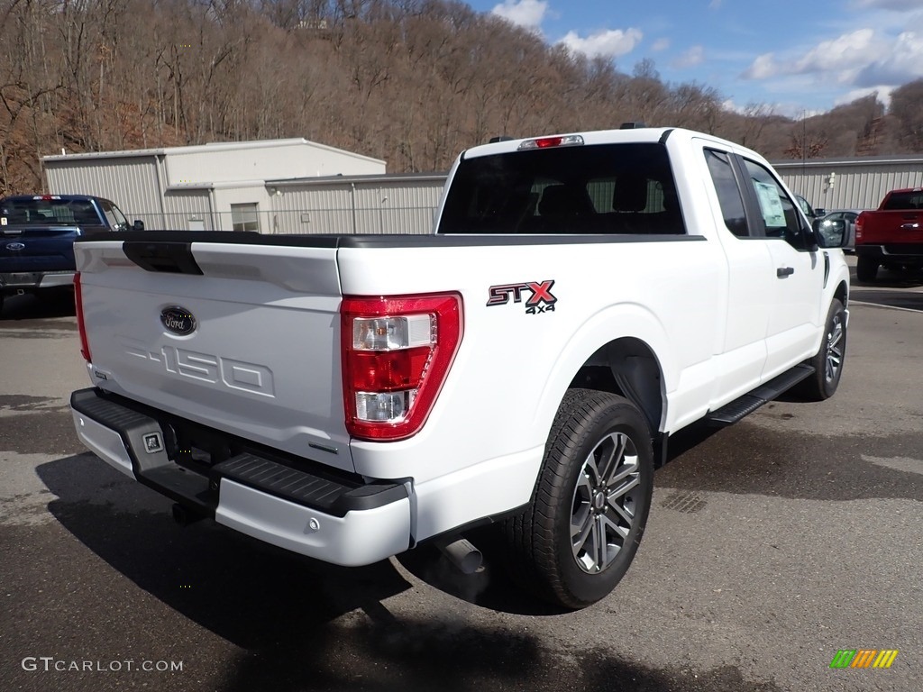 2021 F150 STX SuperCab 4x4 - Oxford White / Black photo #2
