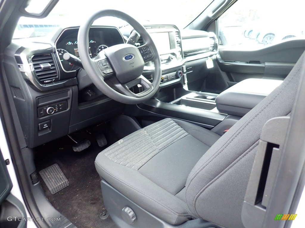 2021 F150 STX SuperCab 4x4 - Oxford White / Black photo #8