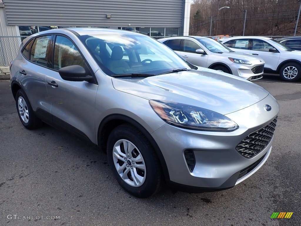 Iconic Silver Metallic 2021 Ford Escape S Exterior Photo 141246488