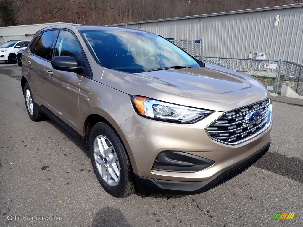 Desert Gold Metallic 2021 Ford Edge SE AWD Exterior Photo #141246674