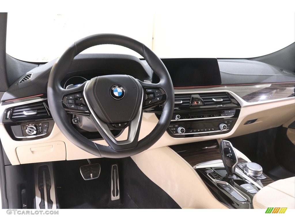 Canberra Beige/Black Interior 2018 BMW 6 Series 640i xDrive Gran Coupe Photo #141247205