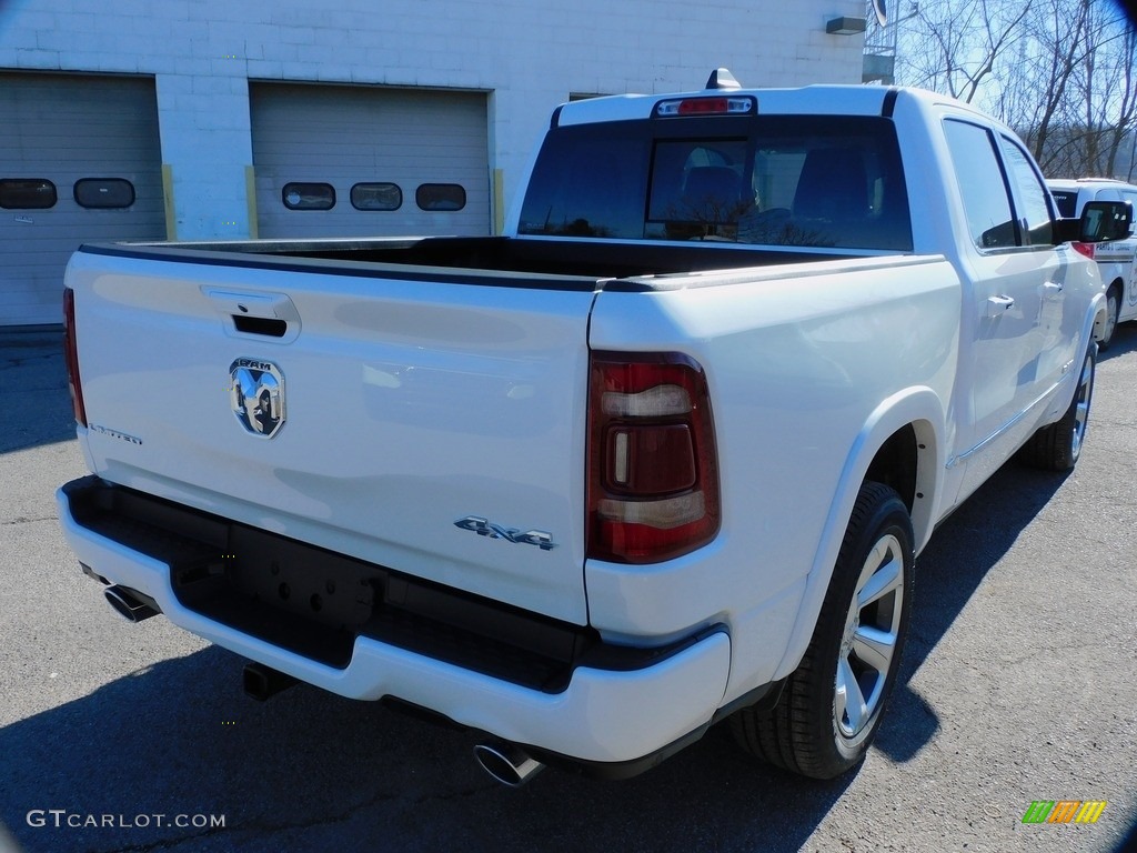 2021 1500 Limited Crew Cab 4x4 - Ivory White Tri-Coat Pearl / Light Frost Beige/Black photo #5