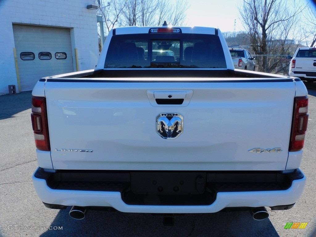 2021 1500 Limited Crew Cab 4x4 - Ivory White Tri-Coat Pearl / Light Frost Beige/Black photo #6