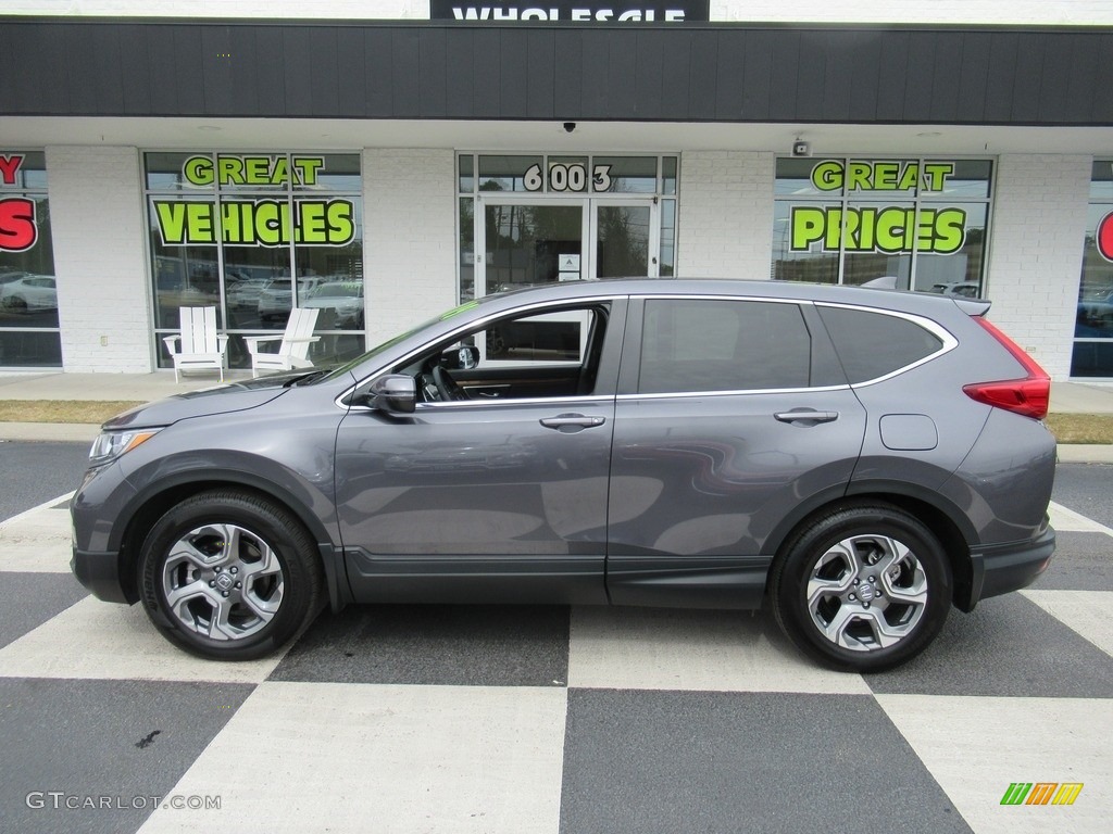 2019 CR-V EX-L - Modern Steel Metallic / Gray photo #1