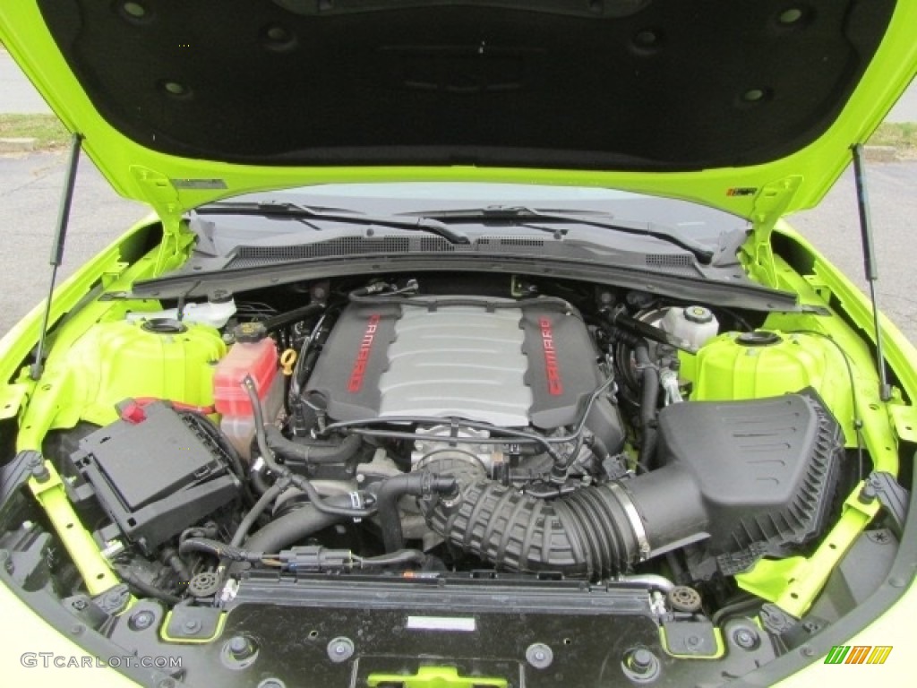 2019 Camaro SS Coupe - Shock (Light Green) / Jet Black photo #26