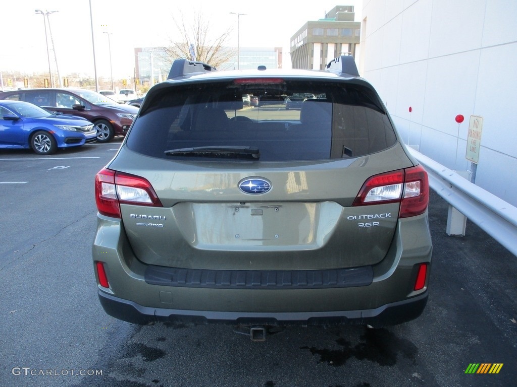 2015 Outback 3.6R Limited - Wilderness Green Metallic / Warm Ivory photo #3