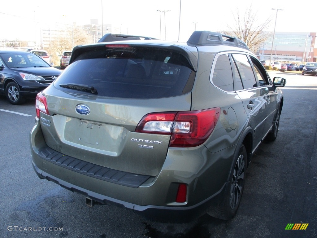 2015 Outback 3.6R Limited - Wilderness Green Metallic / Warm Ivory photo #4
