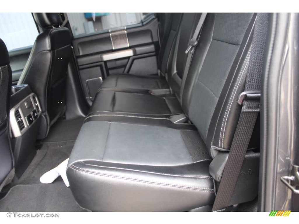 2018 F250 Super Duty Lariat Crew Cab 4x4 - Stone Gray / Black photo #21