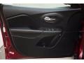 Black 2017 Jeep Cherokee Limited Door Panel