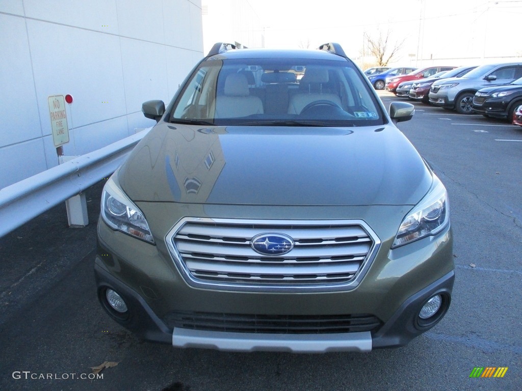 2015 Outback 3.6R Limited - Wilderness Green Metallic / Warm Ivory photo #6