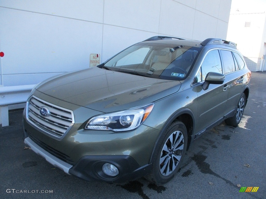 2015 Outback 3.6R Limited - Wilderness Green Metallic / Warm Ivory photo #7