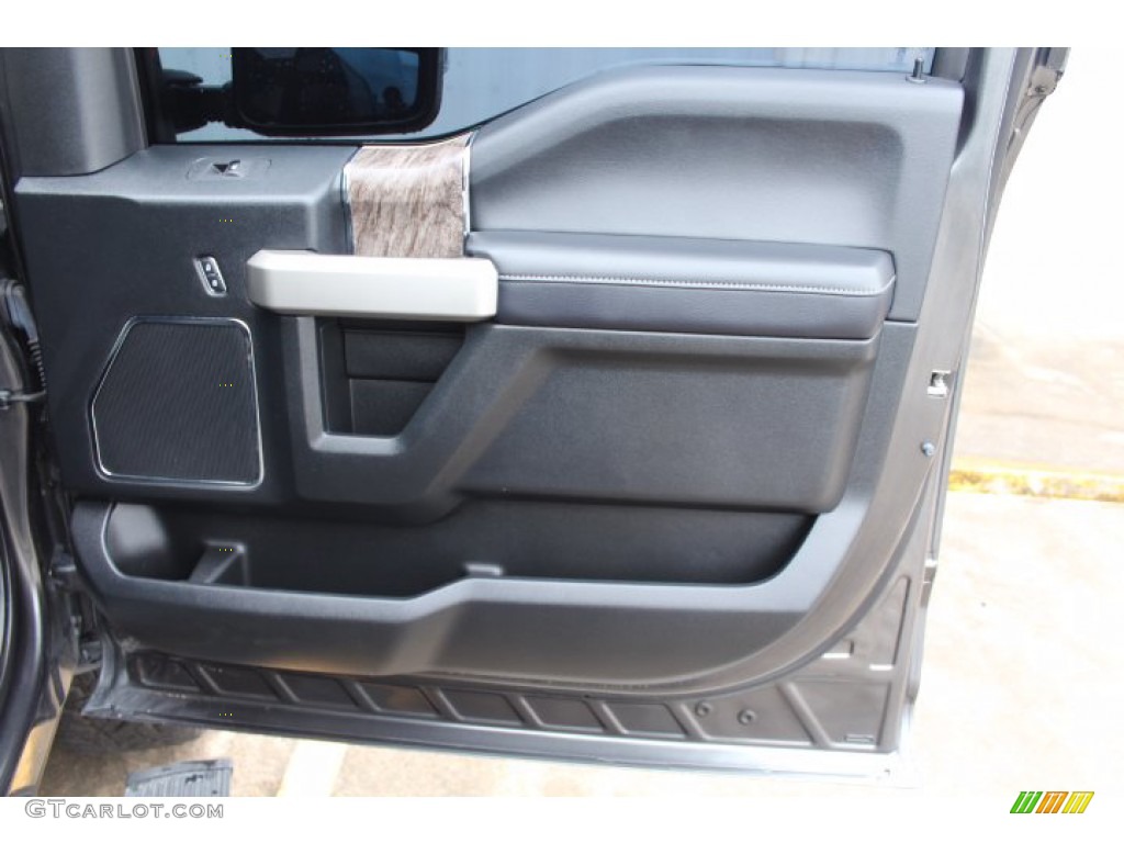 2018 F250 Super Duty Lariat Crew Cab 4x4 - Stone Gray / Black photo #27