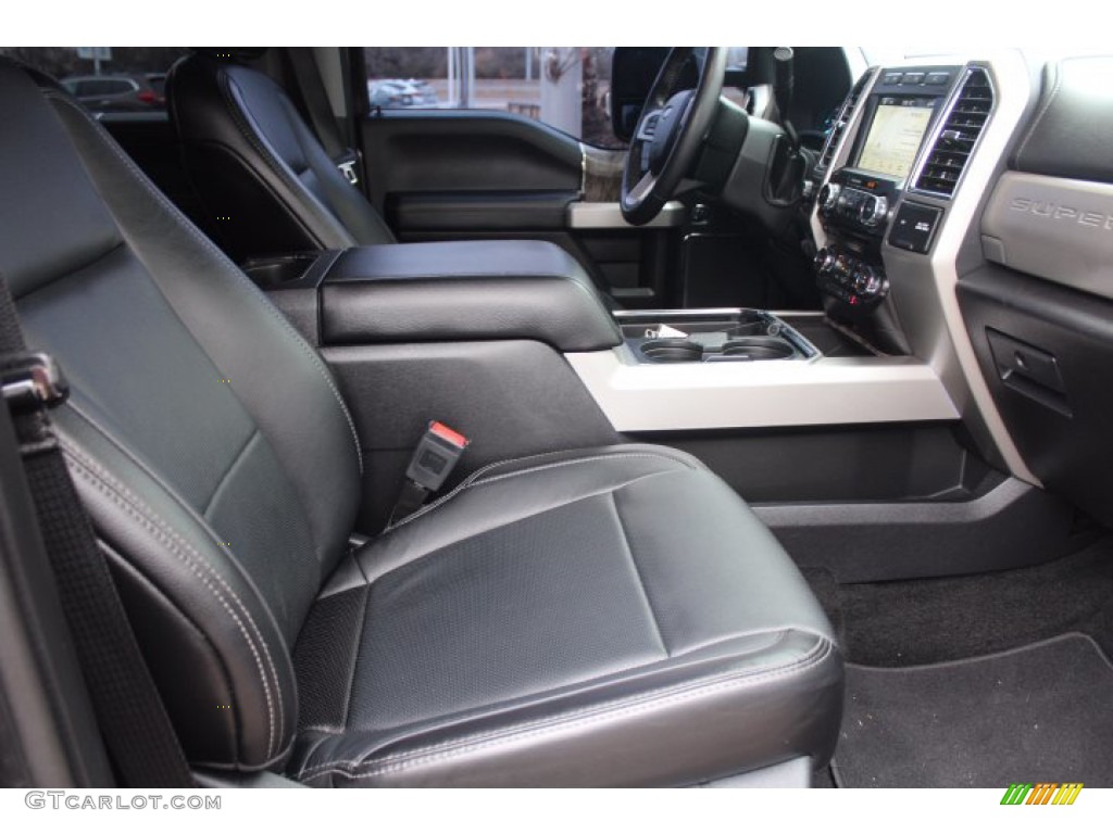 2018 F250 Super Duty Lariat Crew Cab 4x4 - Stone Gray / Black photo #28
