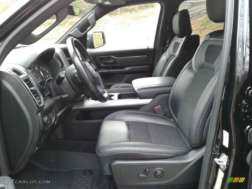 Black Interior 2020 Ram 1500 Big Horn Night Edition Quad Cab 4x4 Photo #141251848