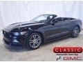 Shadow Black 2017 Ford Mustang EcoBoost Premium Convertible