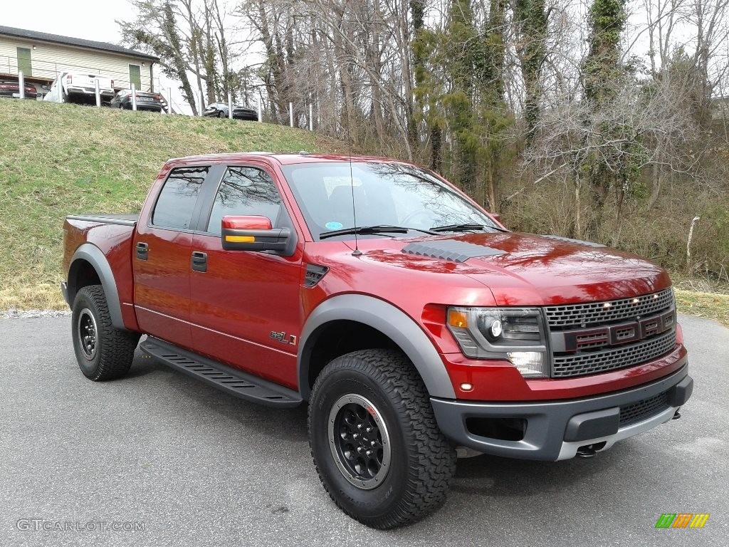 Ruby Red 2014 Ford F150 SVT Raptor SuperCrew 4x4 Exterior Photo #141252589