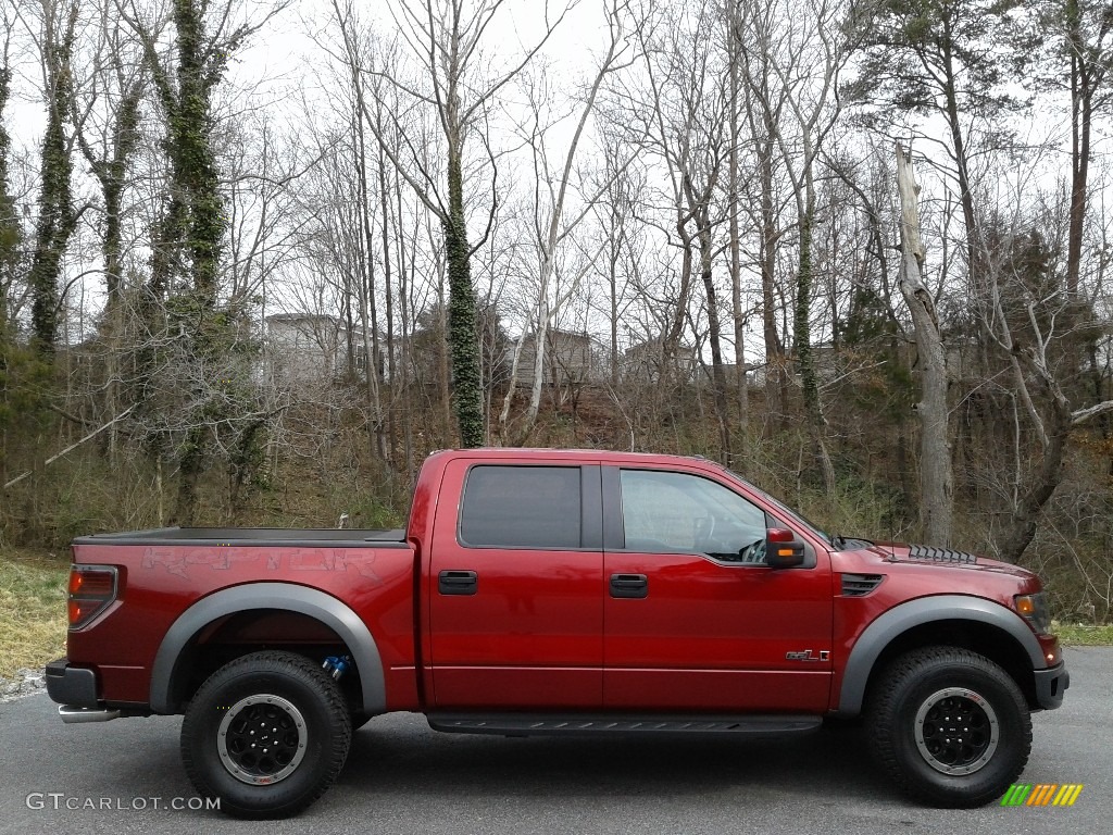 Ruby Red 2014 Ford F150 SVT Raptor SuperCrew 4x4 Exterior Photo #141252616
