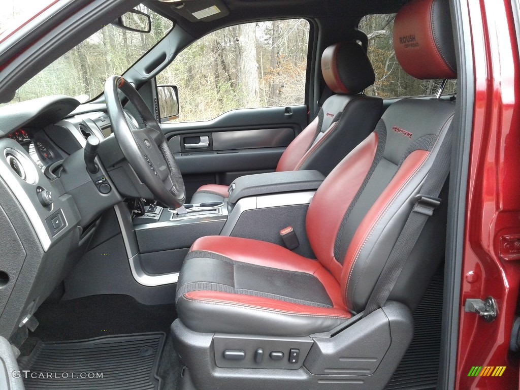 2014 Ford F150 SVT Raptor SuperCrew 4x4 Front Seat Photo #141252835