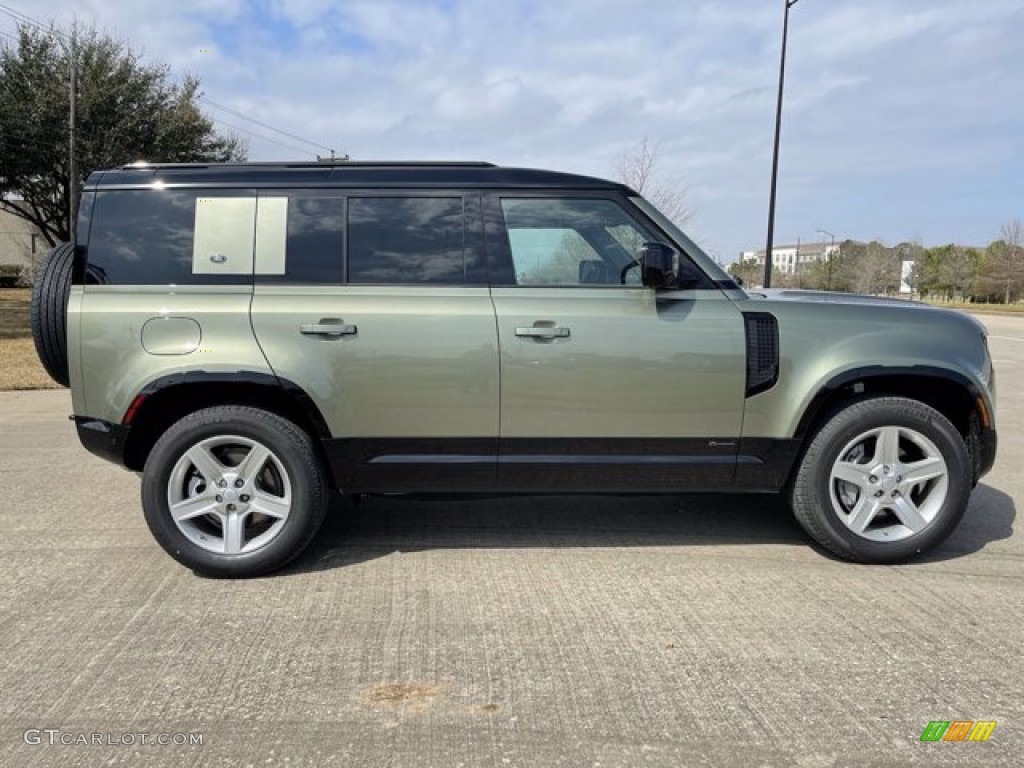 Pangea Green Metallic 2021 Land Rover Defender 110 X-Dynamic HSE Exterior Photo #141252955