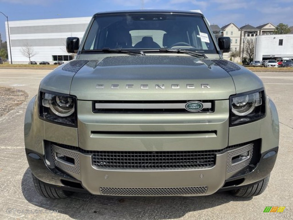 Pangea Green Metallic 2021 Land Rover Defender 110 X-Dynamic HSE Exterior Photo #141253009