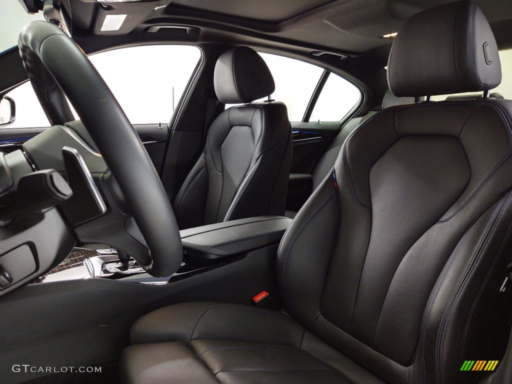 Black Interior 2019 BMW 5 Series 530e iPerformance Sedan Photo #141253024