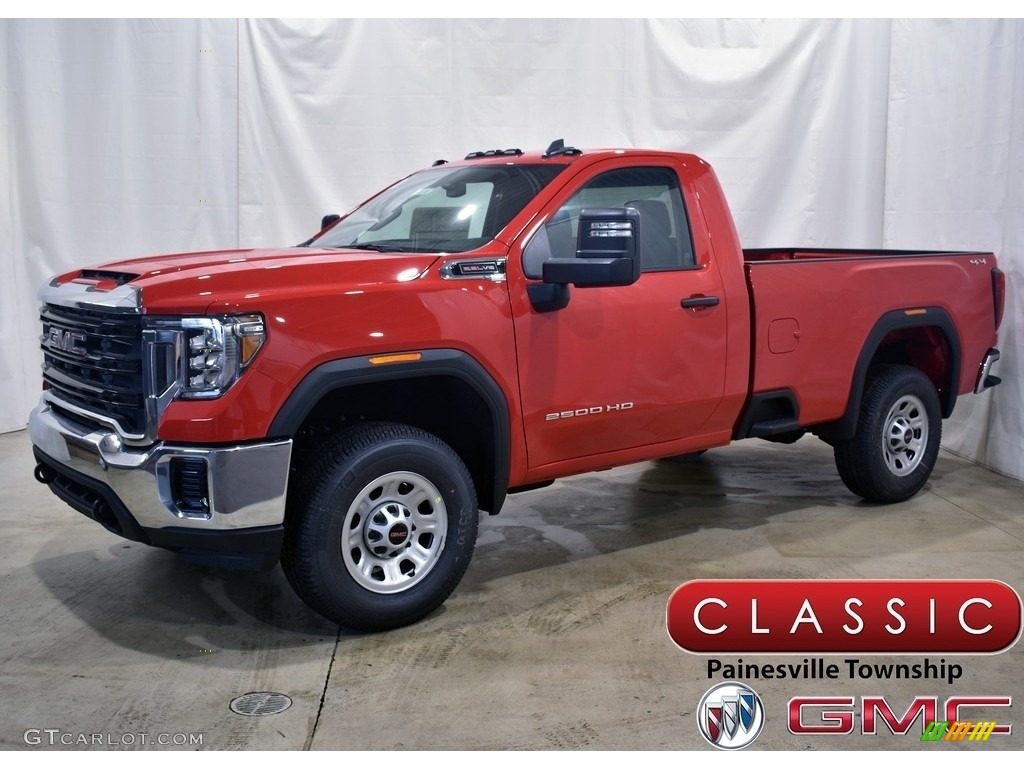2021 Cardinal Red GMC Sierra 2500HD Regular Cab 4WD 141247657 Photo