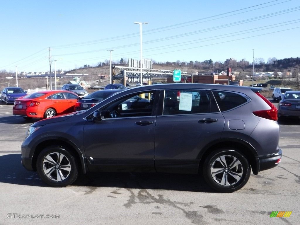 2019 CR-V LX AWD - Modern Steel Metallic / Black photo #6